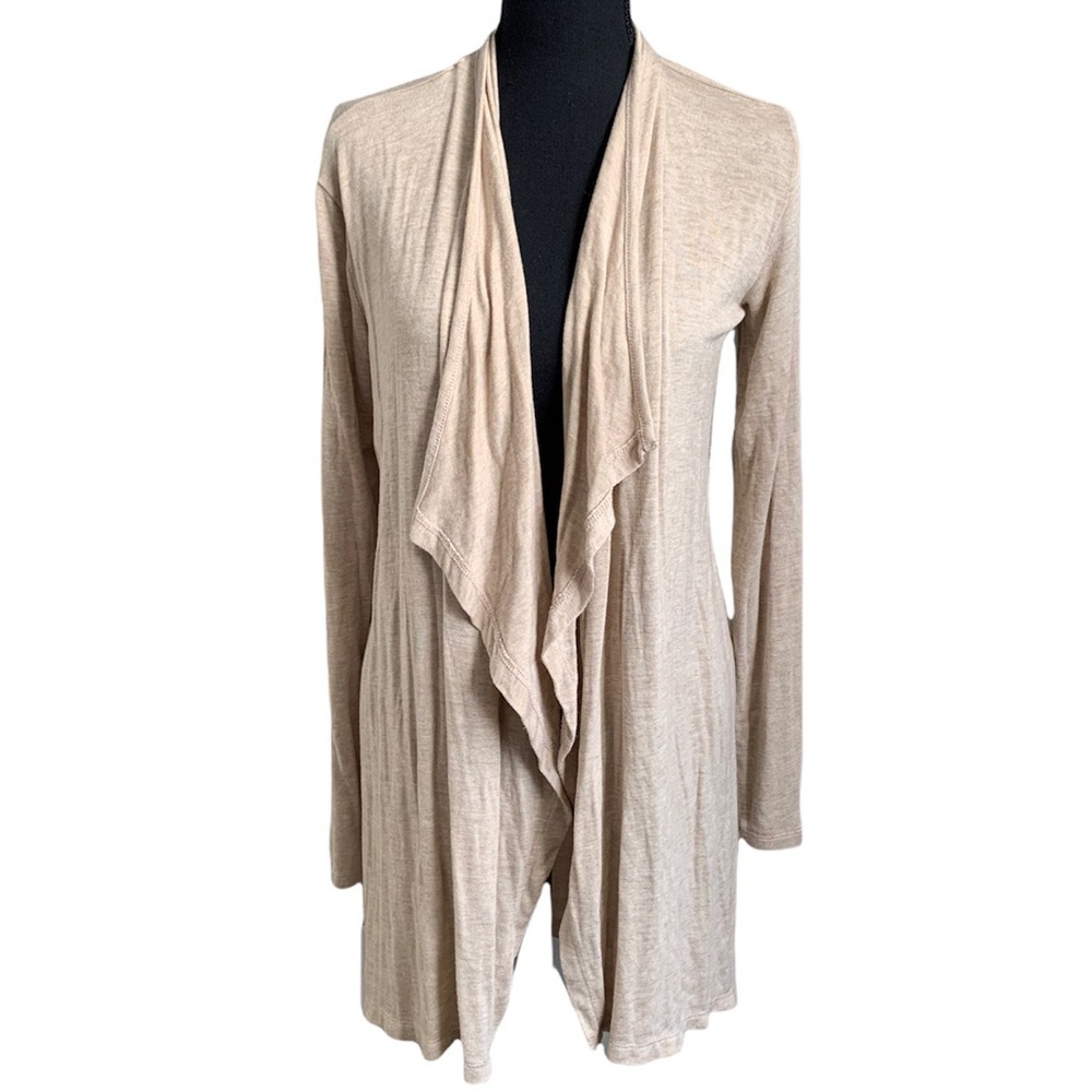 Company Ellen Tracy Women’s Beige Cardigan Sweater size Small